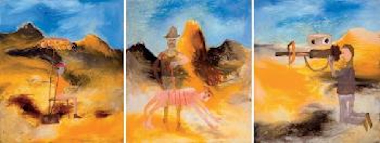 The Flogging - Burke and Wills by Sidney Nolan