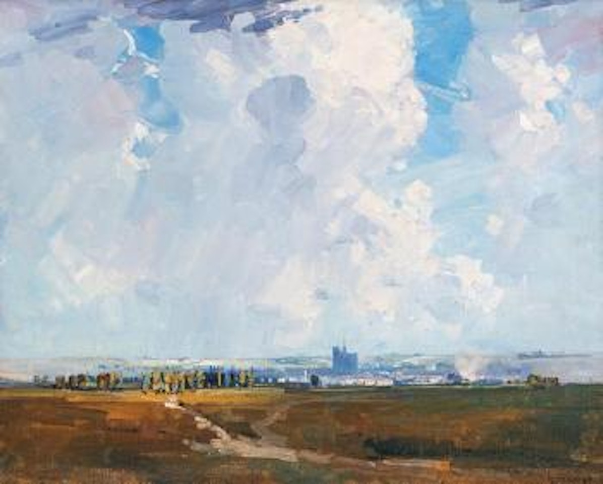 Amiens Cathedral by Arthur Ernest Streeton