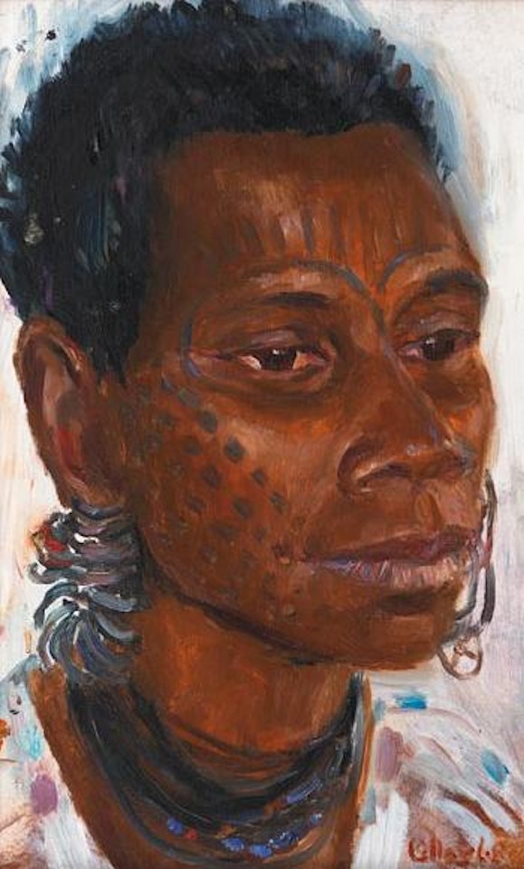 Woman from Angoram Sepik River by Margaret Hannah Olley