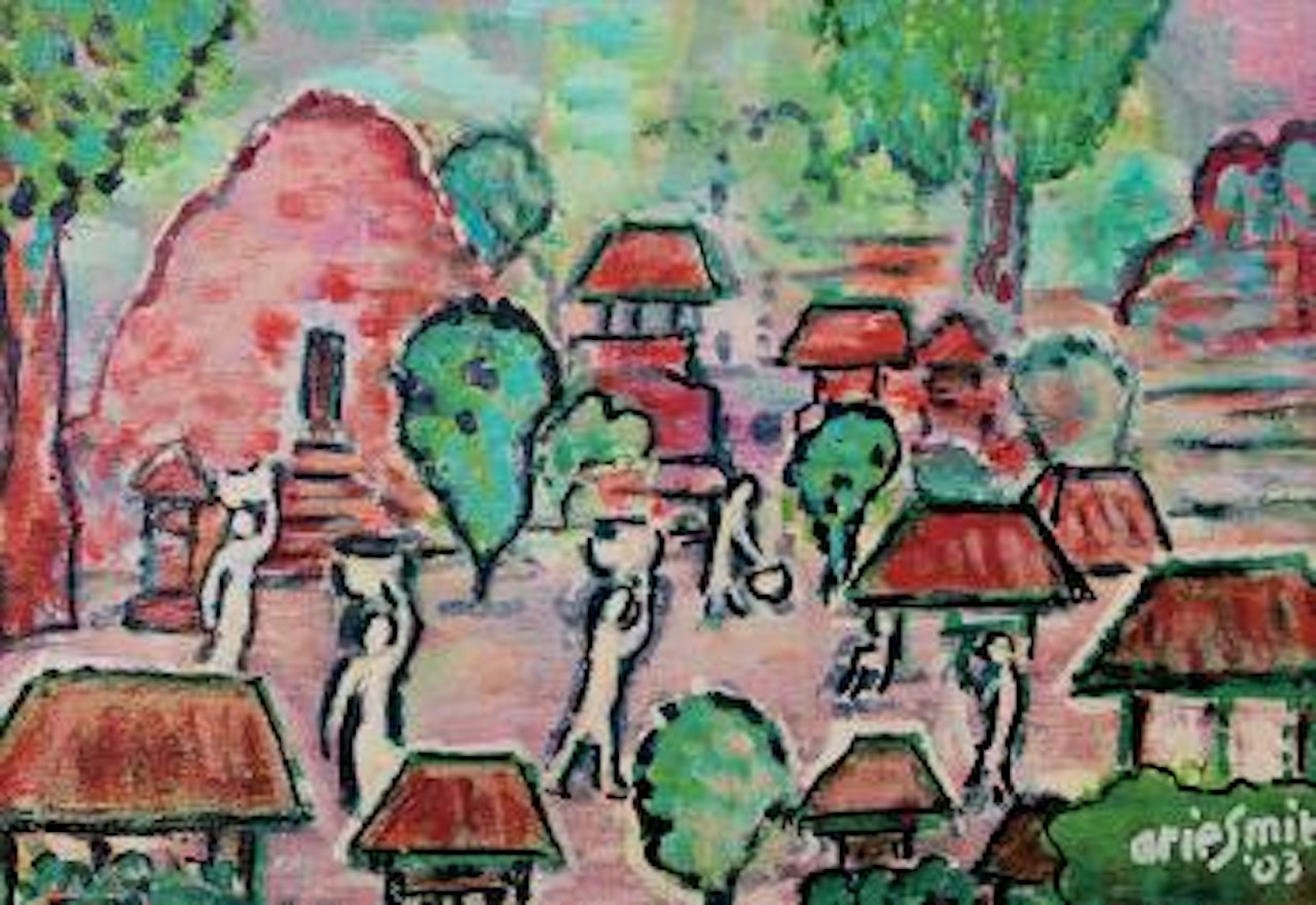 It's 11a.m.,The morning market is over by Arie Smit