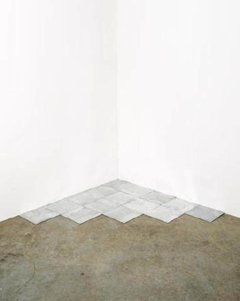 15 Ace Zinc Corner by Carl Andre