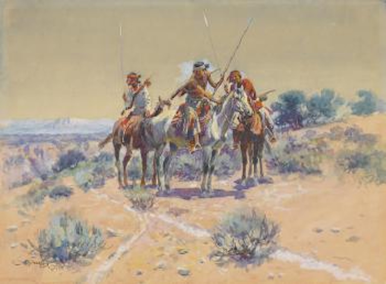 Scouting Party by Charles M Russell