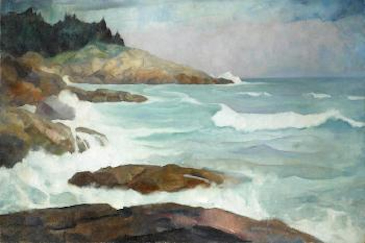 Untitled (View of the Maine Coast) by Newell Convers Wyeth
