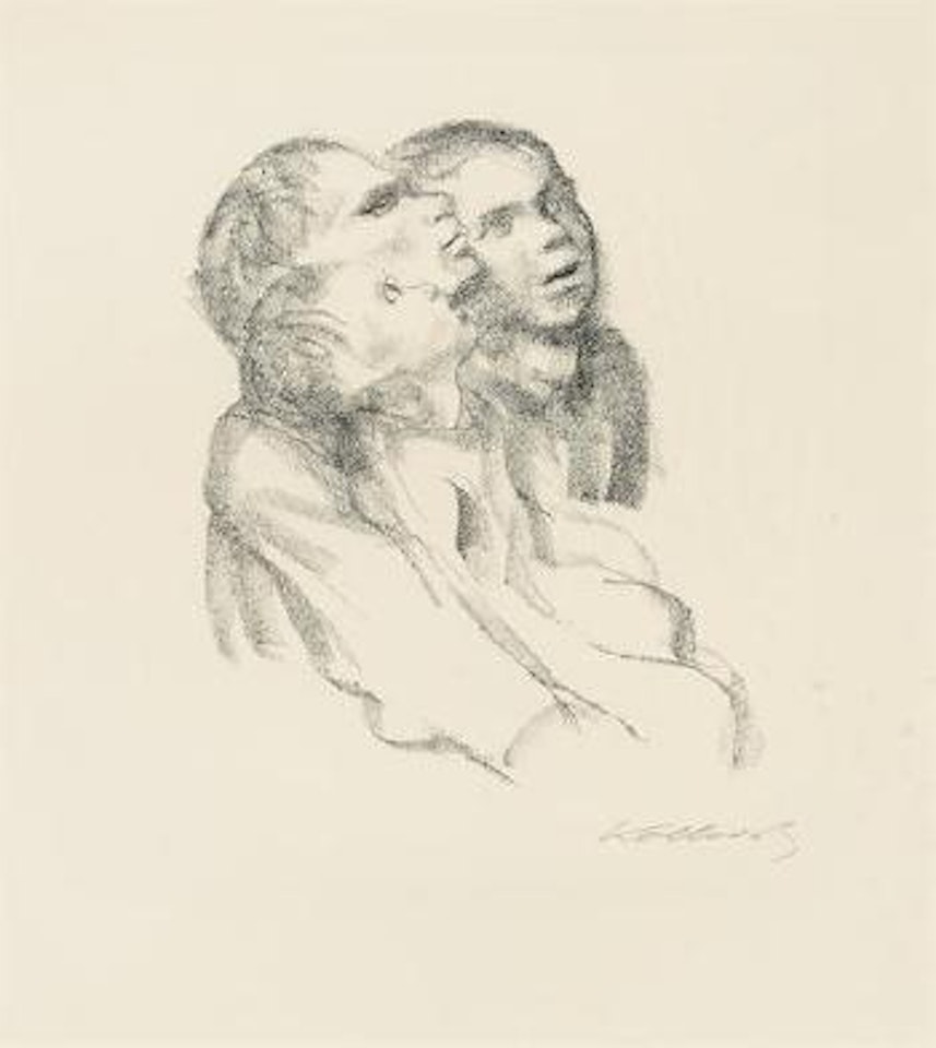 Zuhörende (K. 228; Kn. 237 II), 1927 by Kathe Kollwitz