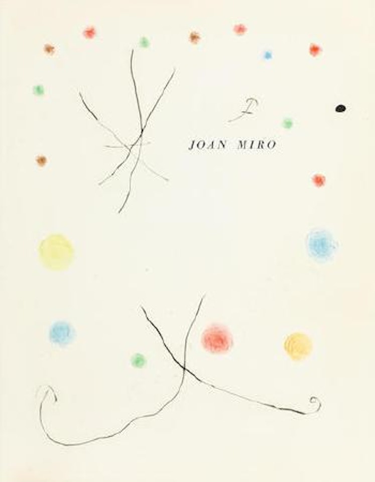 Heraclitus of Ephesus (D. 398-409), 1956 by Joan Miró