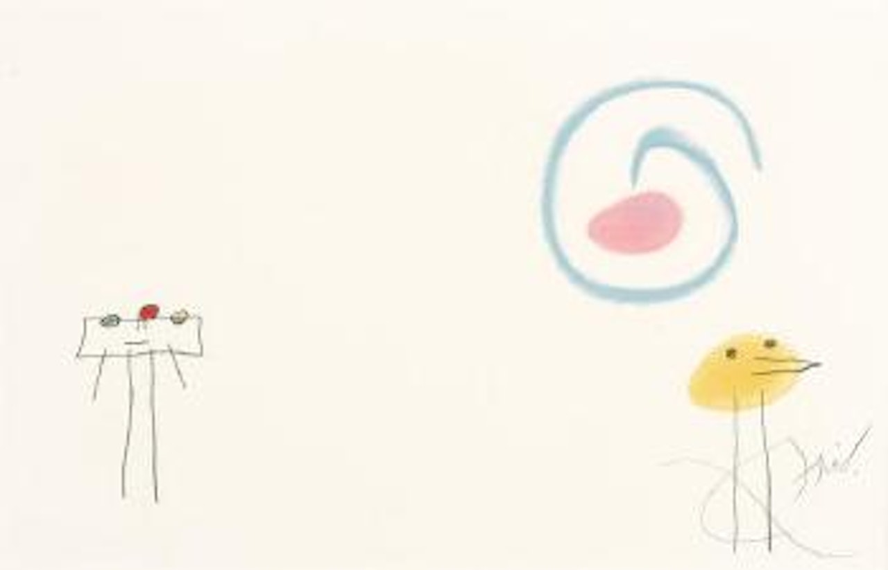 Pl. IV, From L'enfance D'ubu (M. 1001; C. bk. 204), 1975 by Joan Miró