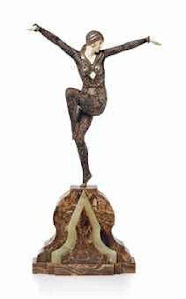 Dancer of kapurthala, circa 1925 by Demetre Chiparus
