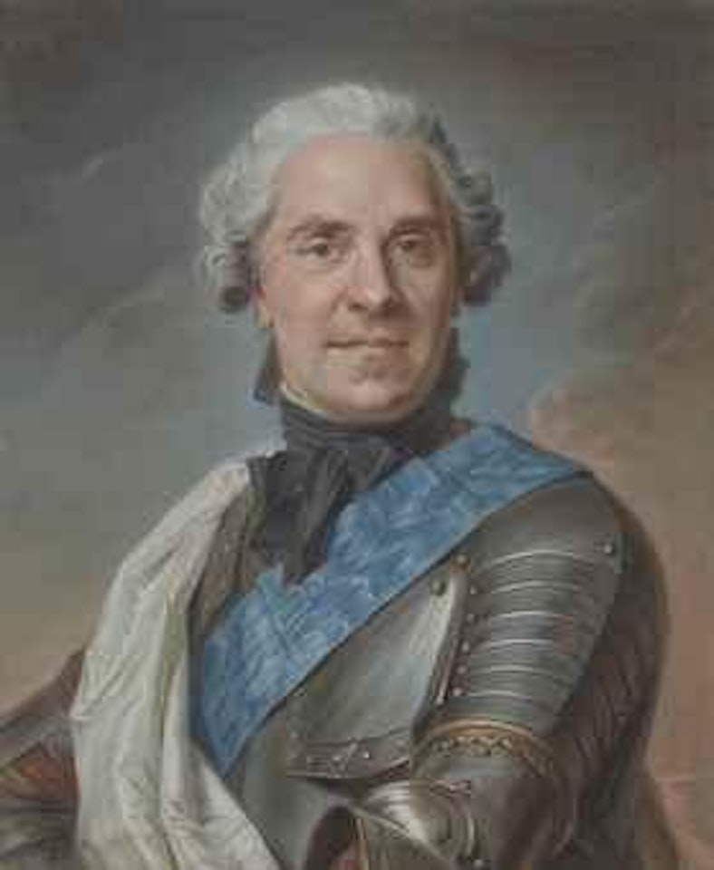 Portrait du comte Maurice de Saxe, Maréchal de Saxe (1696-1750) by Maurice Quentin de la Tour