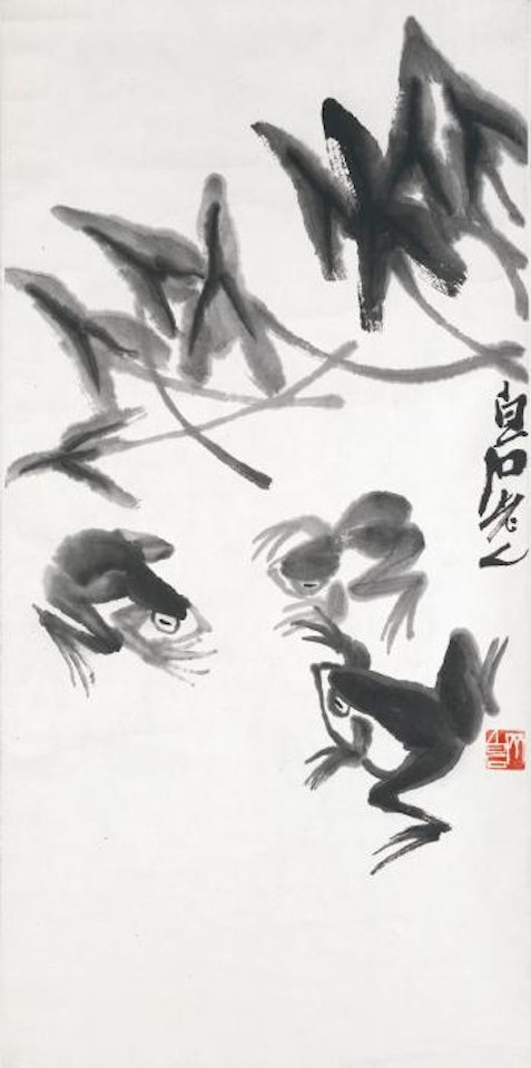 Frogs by Qi Baishi