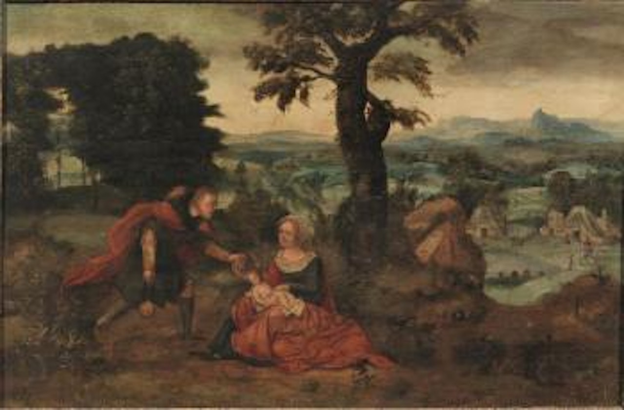 La Fuga in Egitto by Joachim Patenier