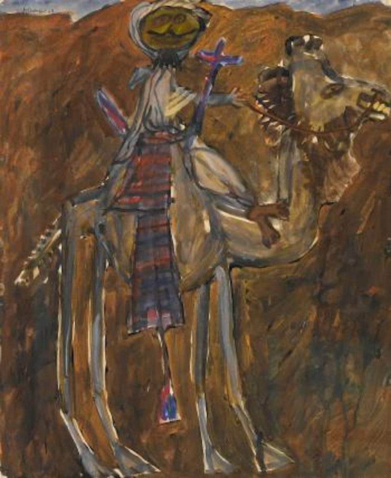 BÃ©douin et chameau by Jean Dubuffet