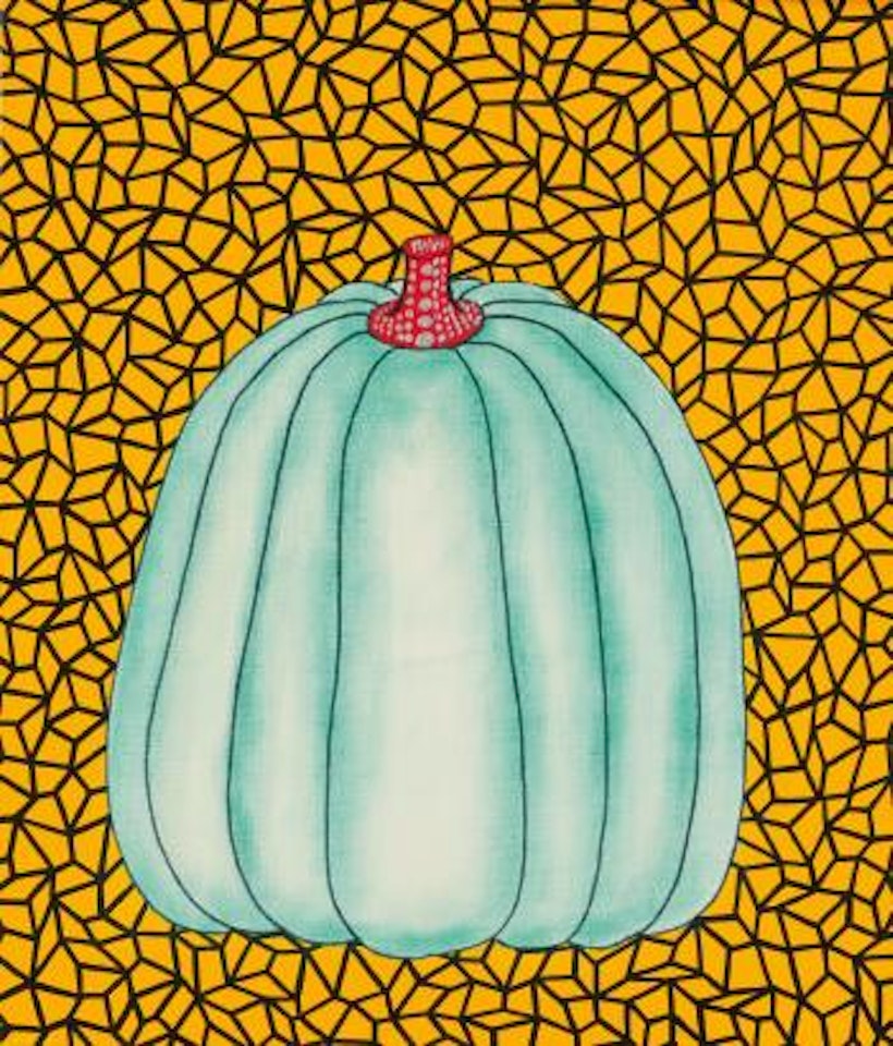 Blue Pumpkin by Yayoi Kusama