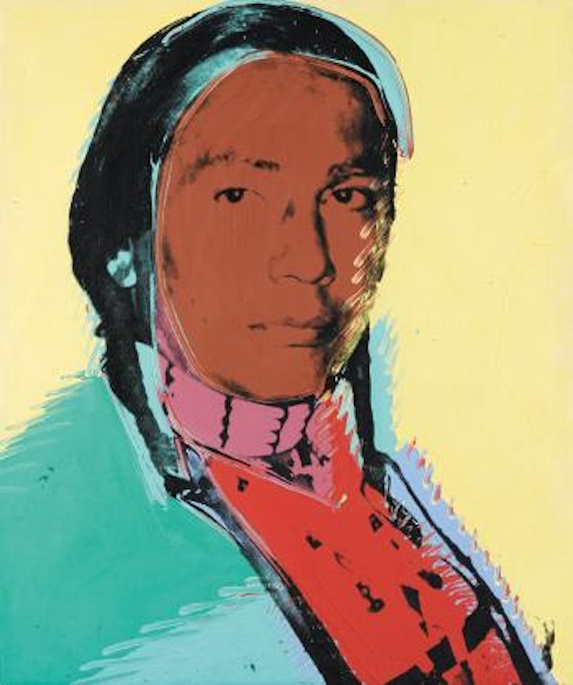 The American Indian (Russell Means) by Andy Warhol