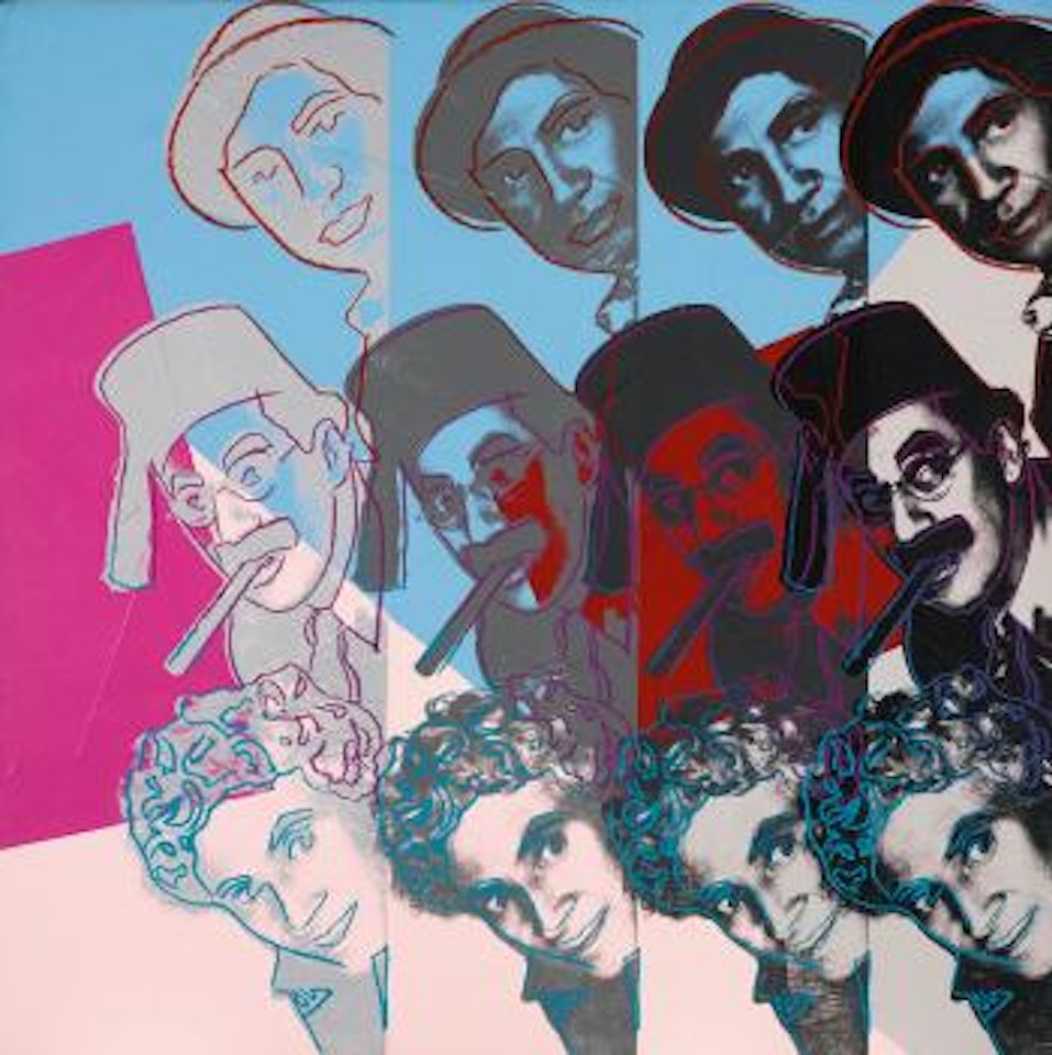 The Marx Brothers (From ten portraits of Jews of the twentieth century) by Andy Warhol