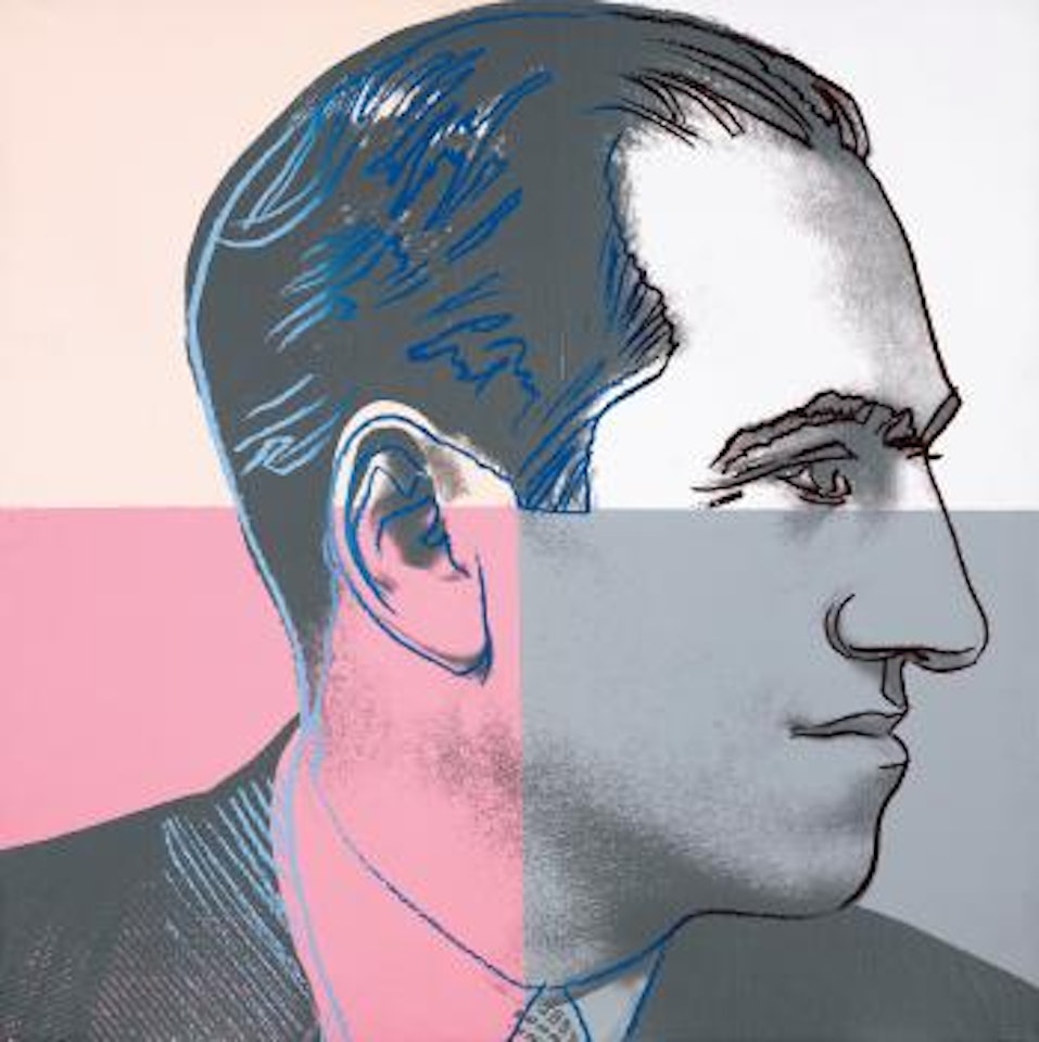 George Gershwin (From ten portraits of Jews of the twentieth century) by Andy Warhol