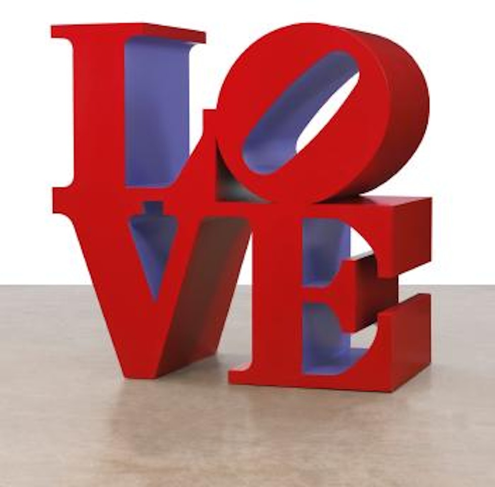 Love (Red outside violet inside) by Robert Indiana
