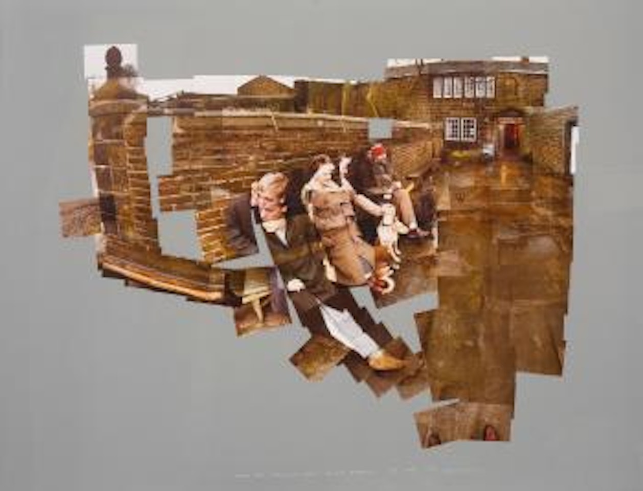 Ponden Hall ('Thrushcross Grange') Howarth Yorkshire Jan. 1983 by David Hockney