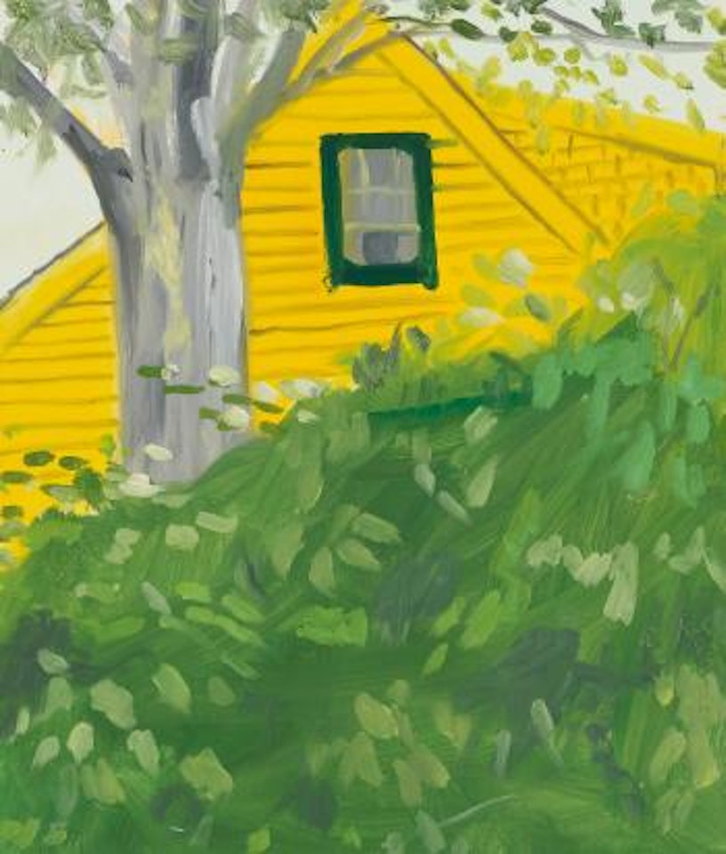 Yellow house by Alex Katz