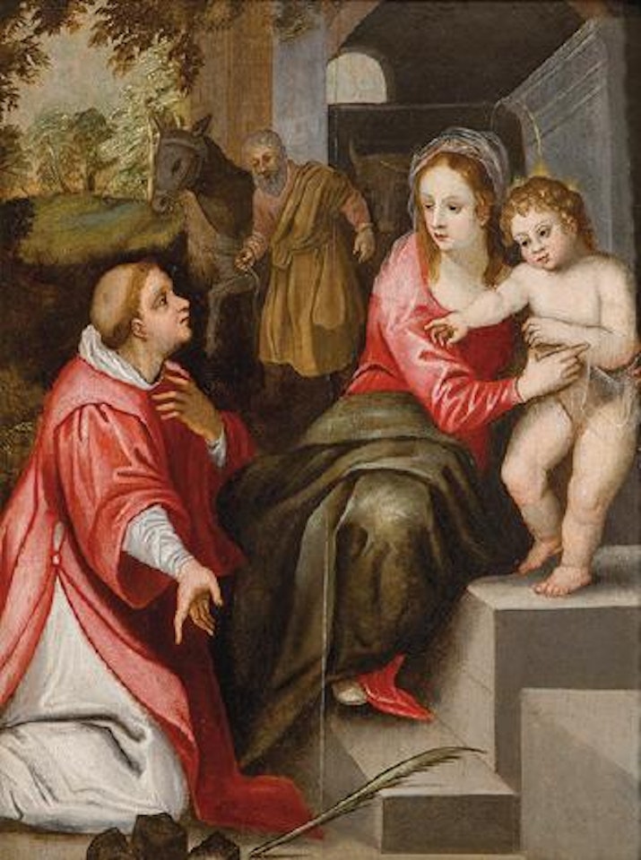 Sagrada familia con San Esteban Protomártir by Lavinia Fontana
