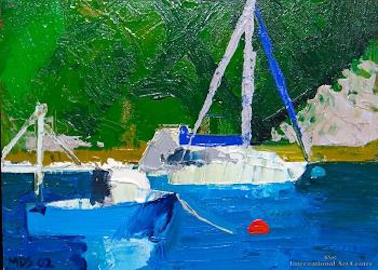 Two Boats by Michael Smither