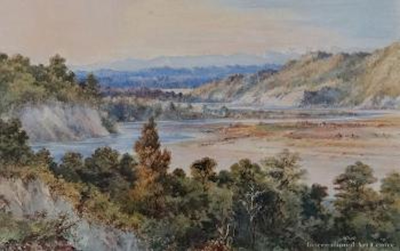 Rangitikei River by Charles Decimus Barraud