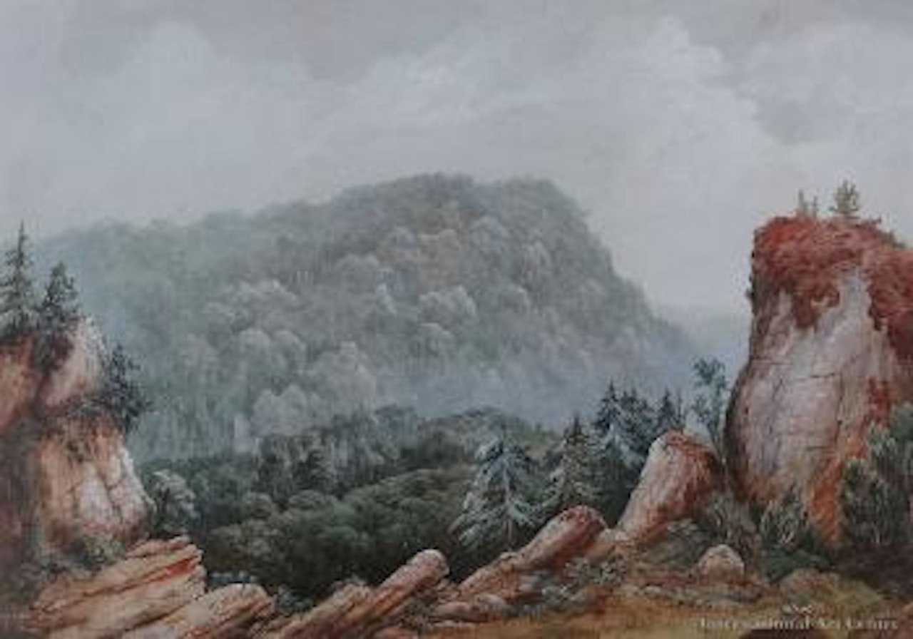 Forest Landscape by Nicholas Chevalier