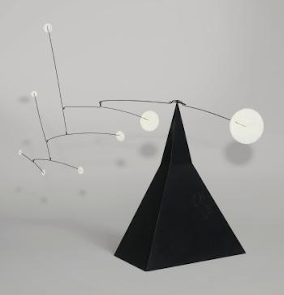 White Discs On The Pyramid by Alexander Calder