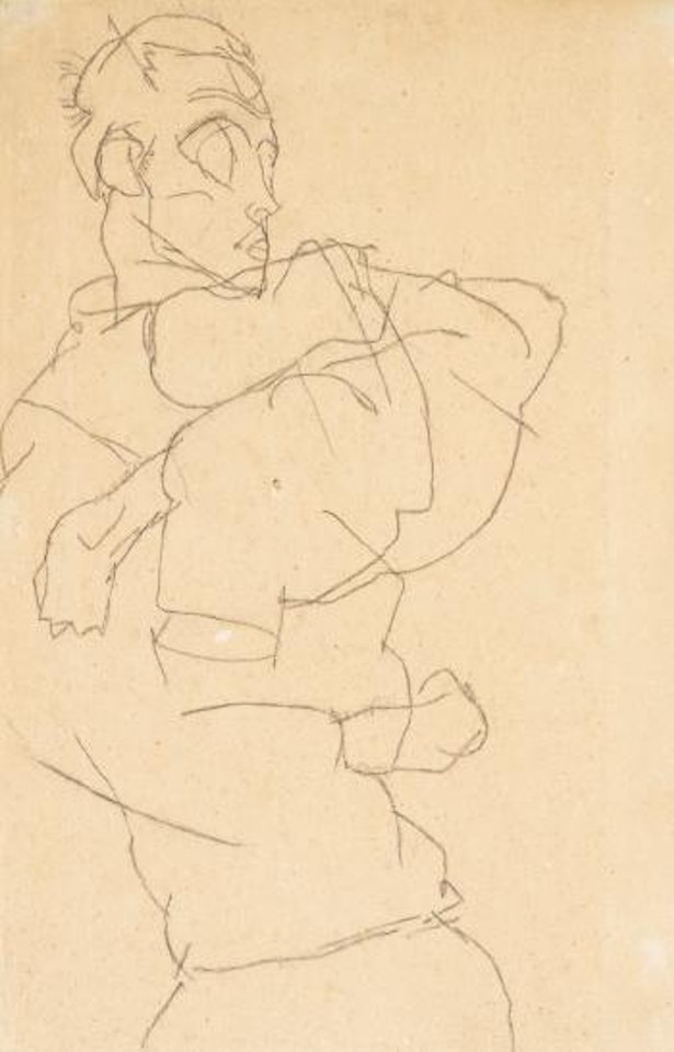 Selbstdarstellung (Self-portrait) by Egon Schiele