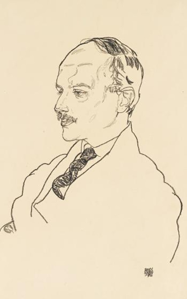 Porträt Guido Arnot (Portrait Of Guido Arnot) by Egon Schiele