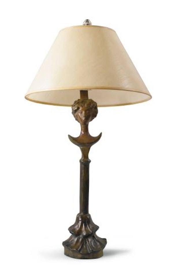 Lampe Tête De Femme by Alberto Giacometti