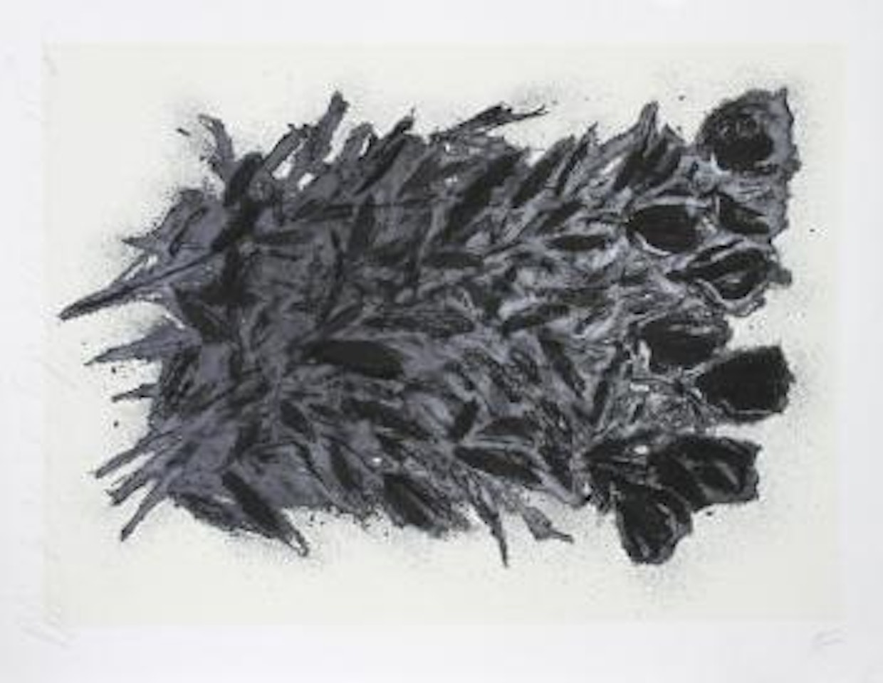 Black Roses by Donald Sultan