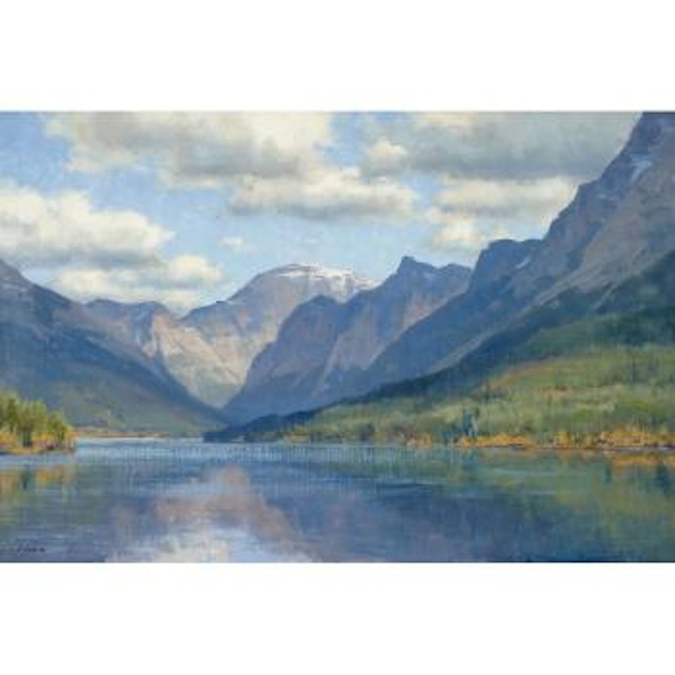 Bowman lake (Glacier park, Montana) by Clyde Aspevig