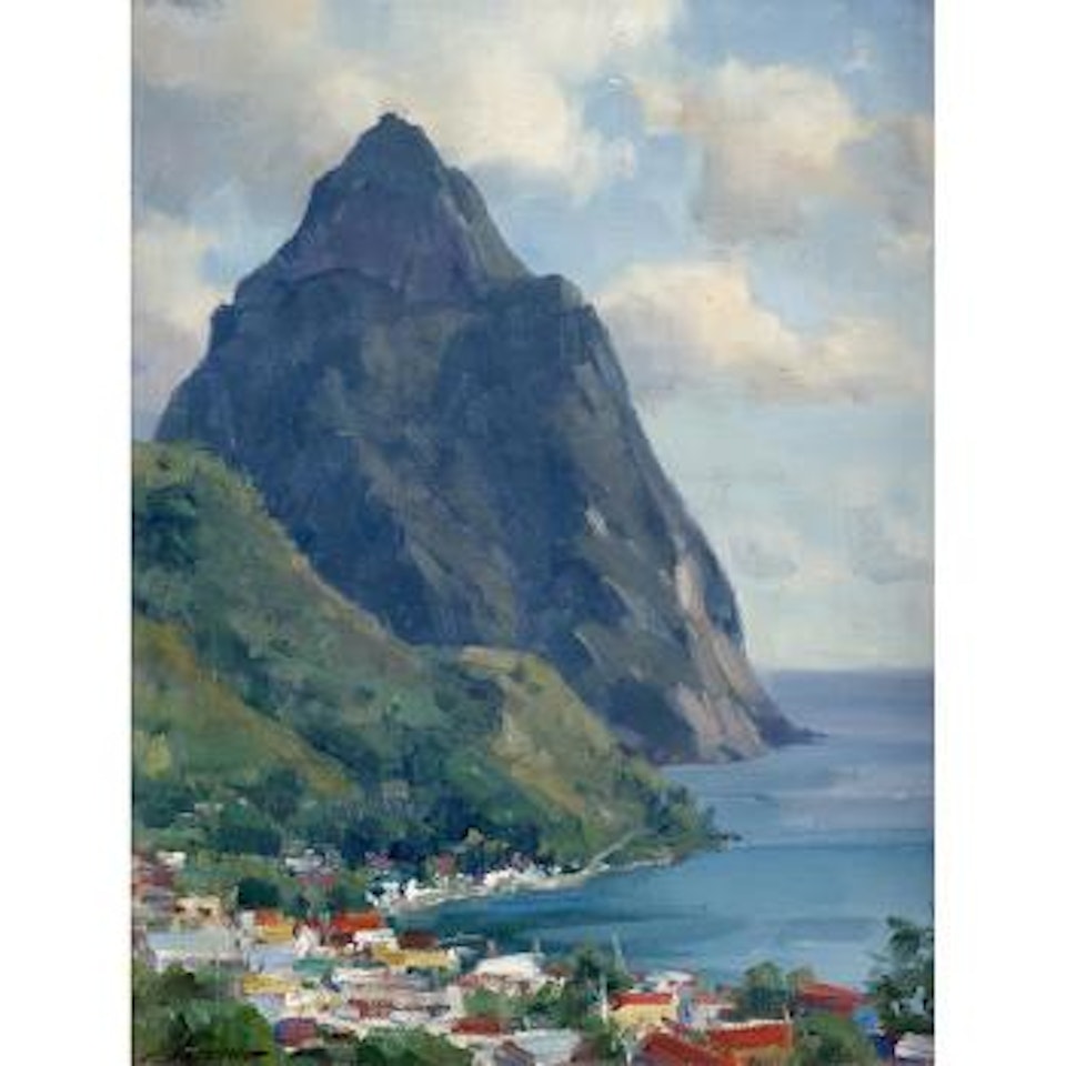 Hawaiian mountains by Clyde Aspevig