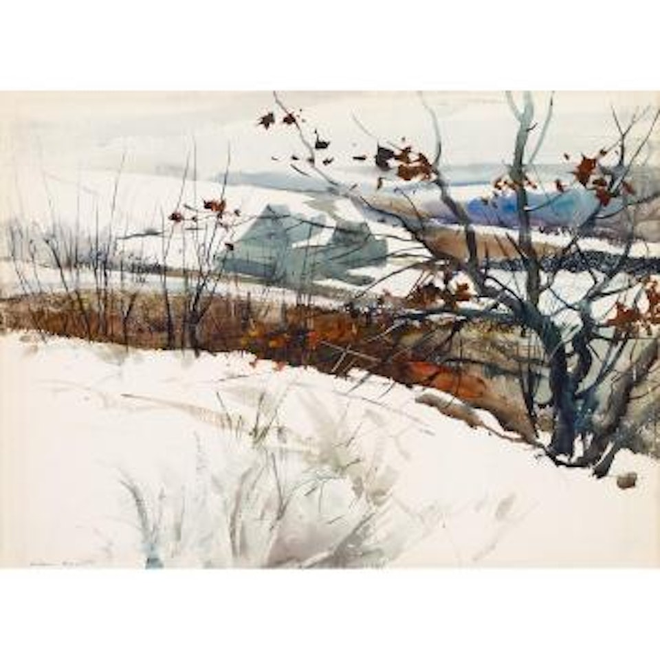 Gray barn by Andrew Wyeth