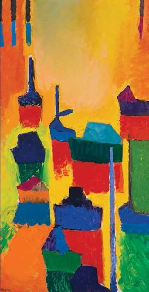 Blue Mast II by Michael Smither