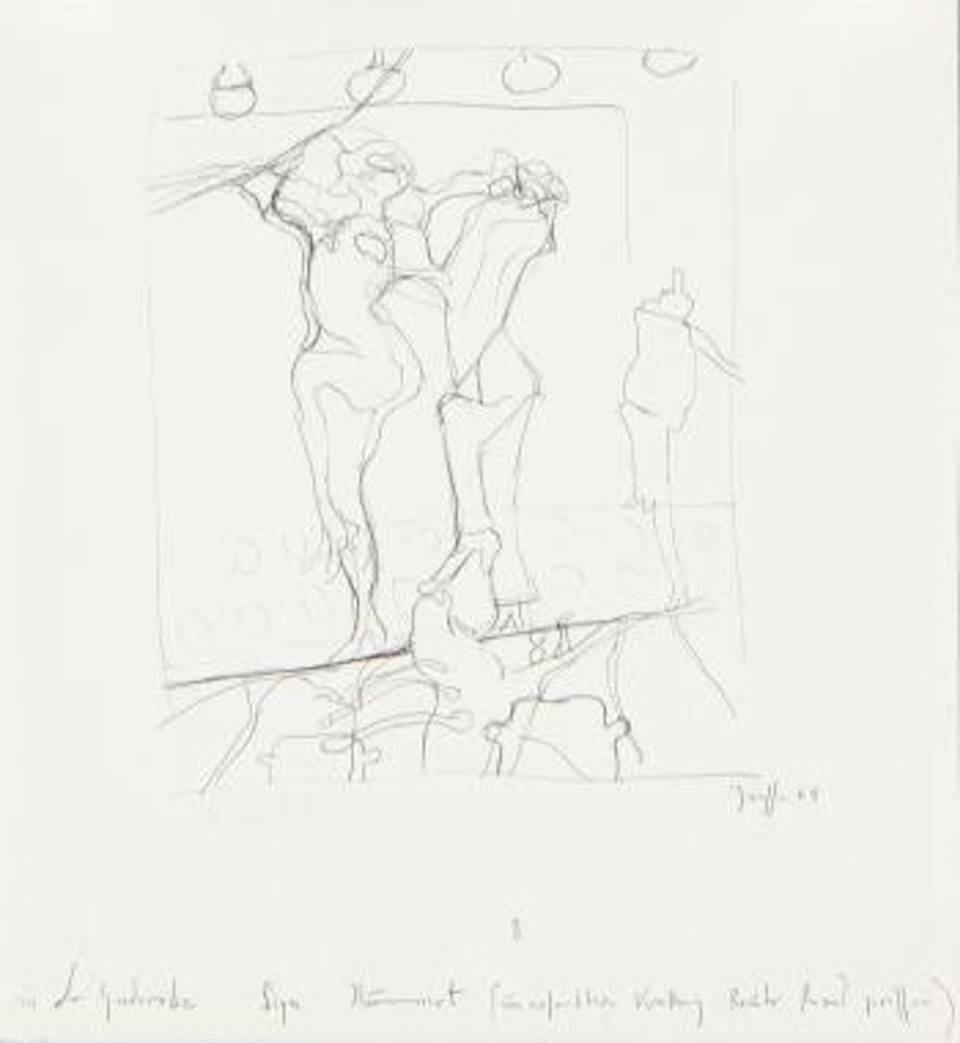 Auf der Bühne by Horst Janssen
