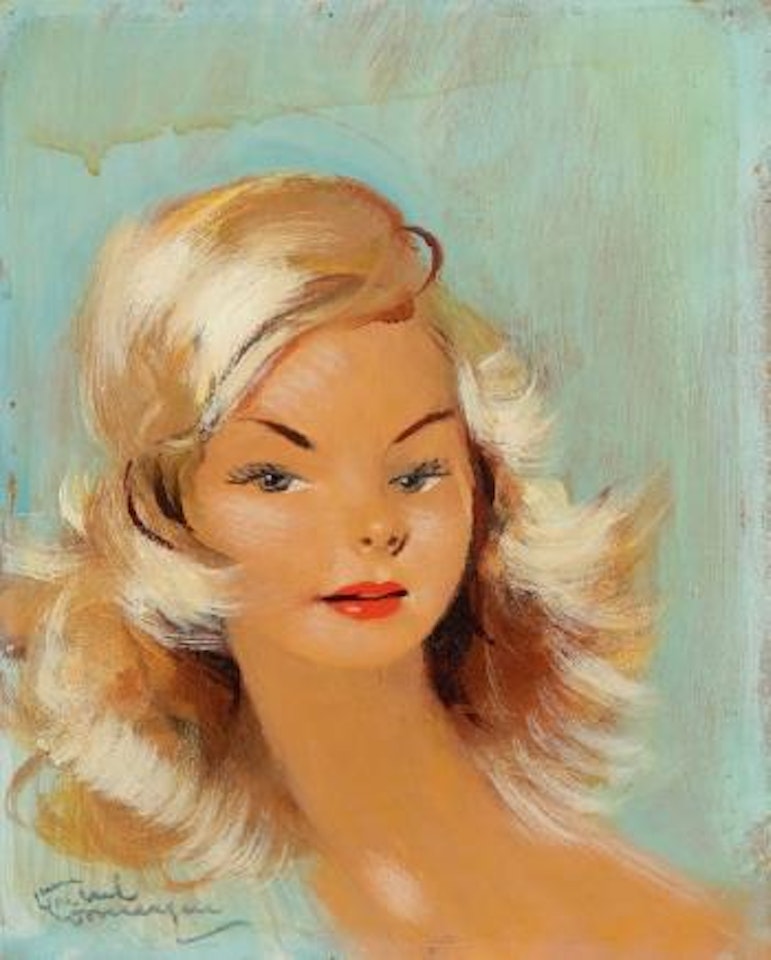 Portrait de femme by Jean Gabriel Domergue