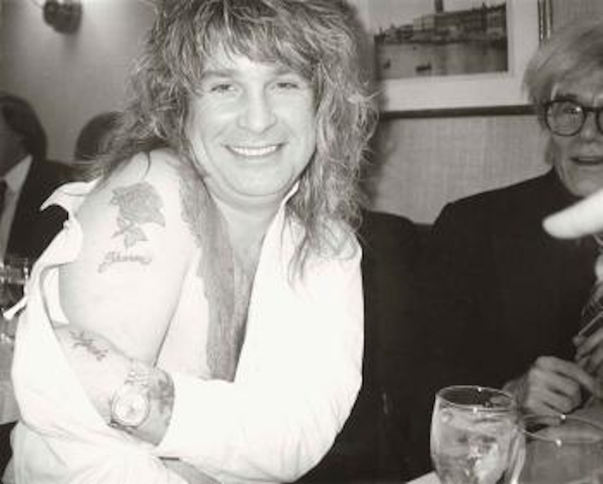 Ozzy Osbourne and andy Warhol by Andy Warhol