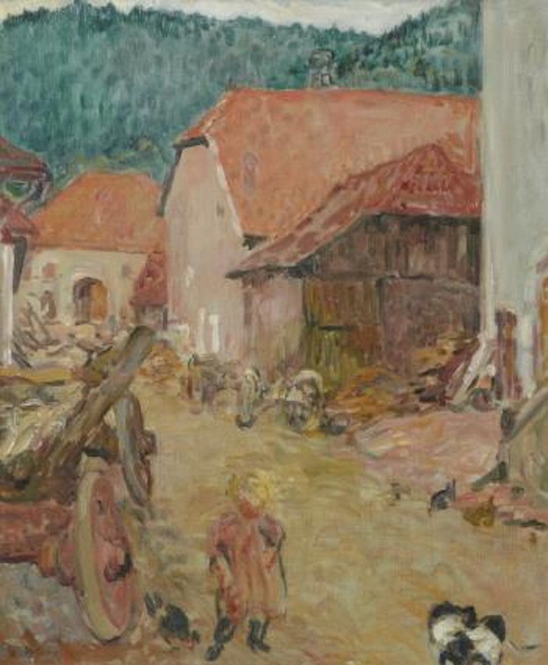 Cour de ferme, Les Vosges by Louis Valtat