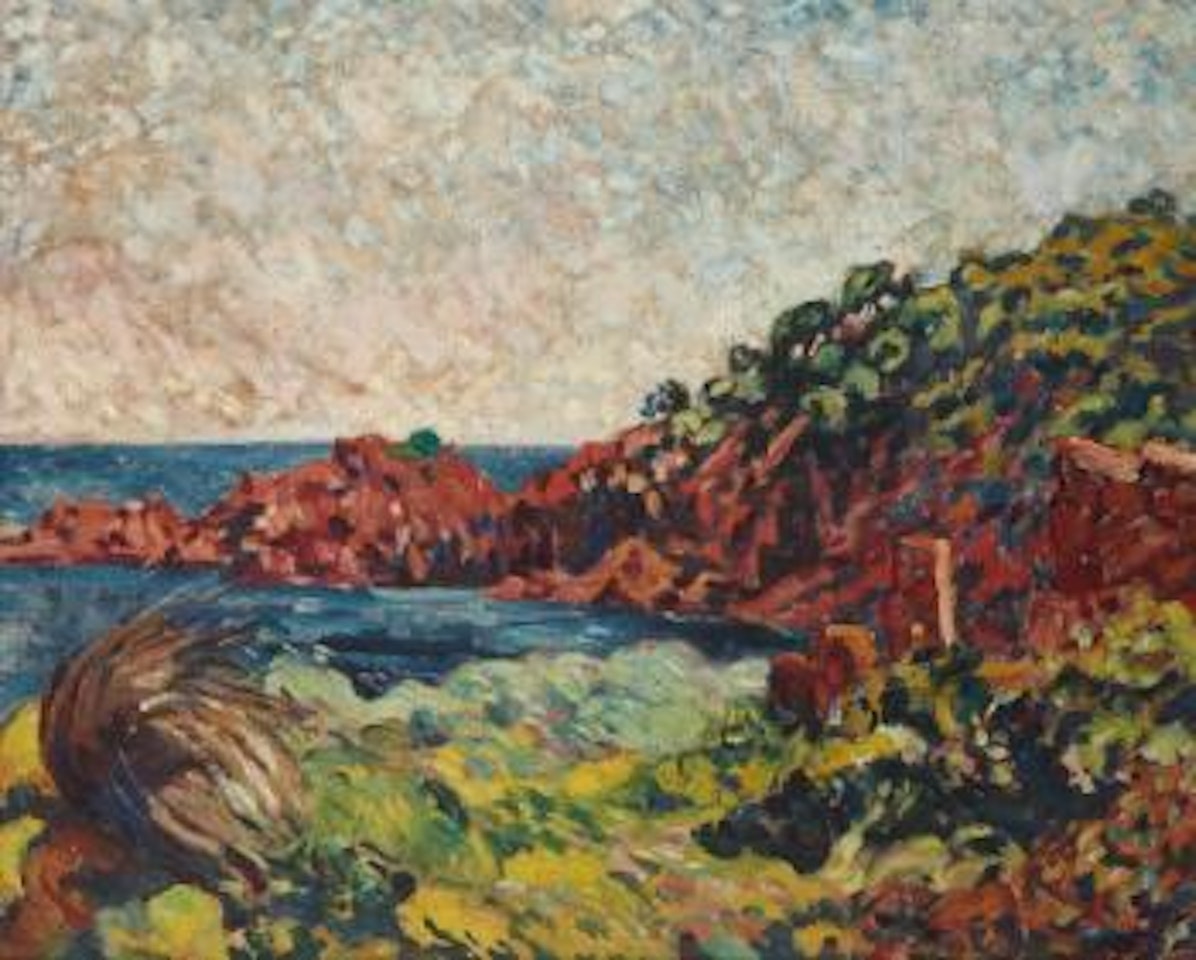 Rochers rouges à Anthéor by Louis Valtat