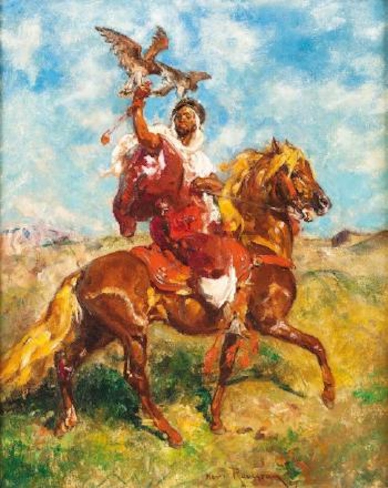 Fauconnier arabe by Henri Émilien Rousseau