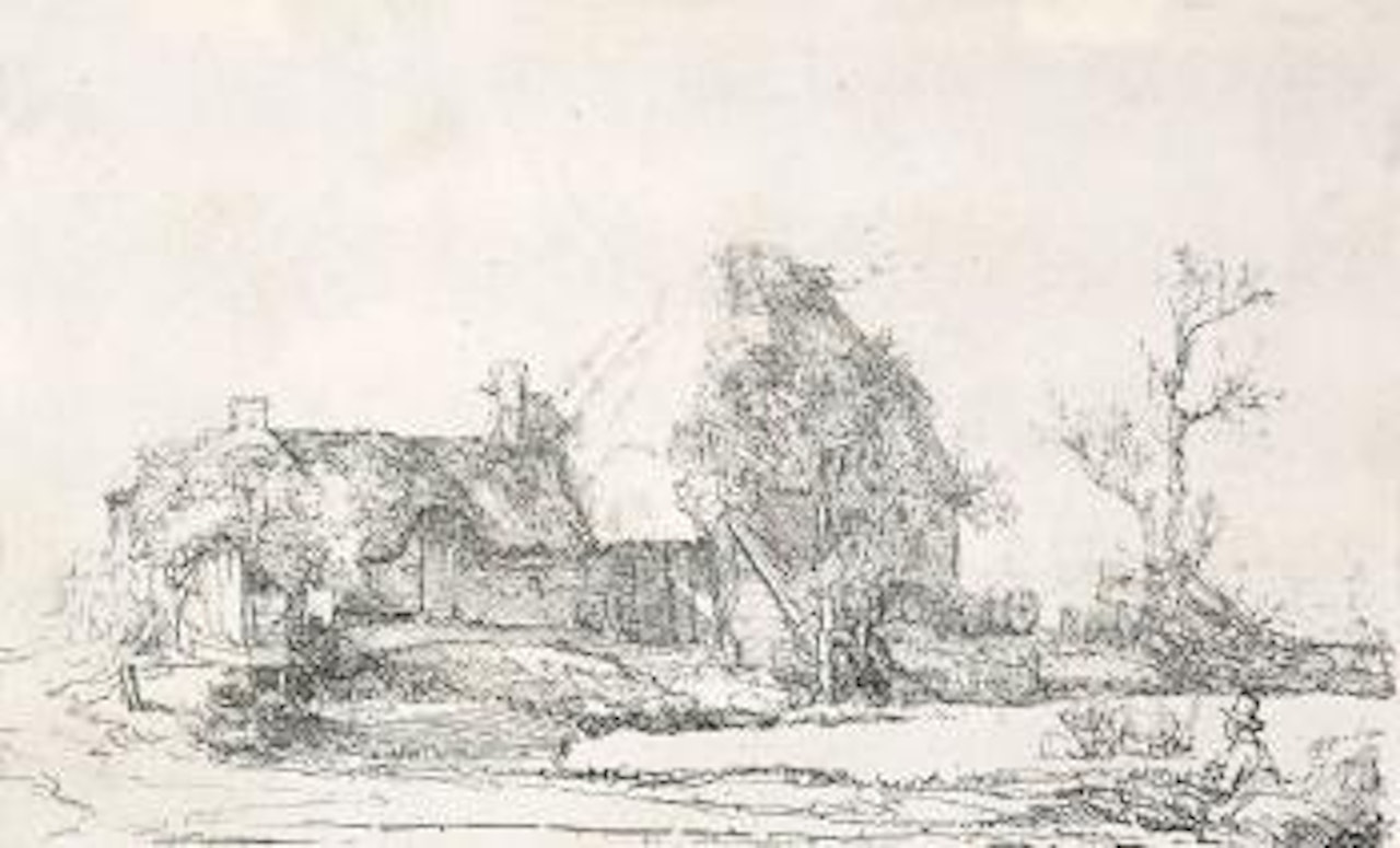 Paysage au dessinateur by Attributed to Rembrandt Harmensz van Rijn
