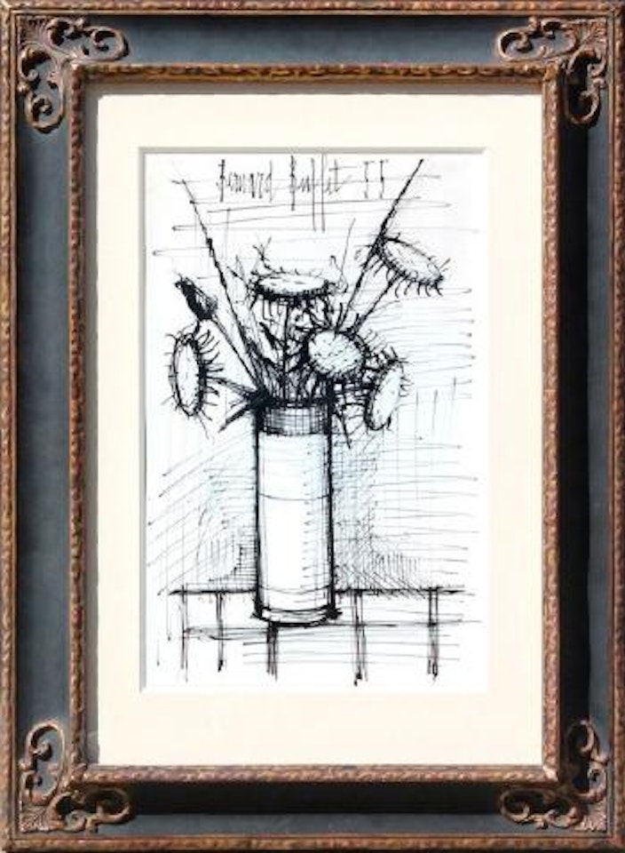 Bouquet de tournesols by Bernard Buffet