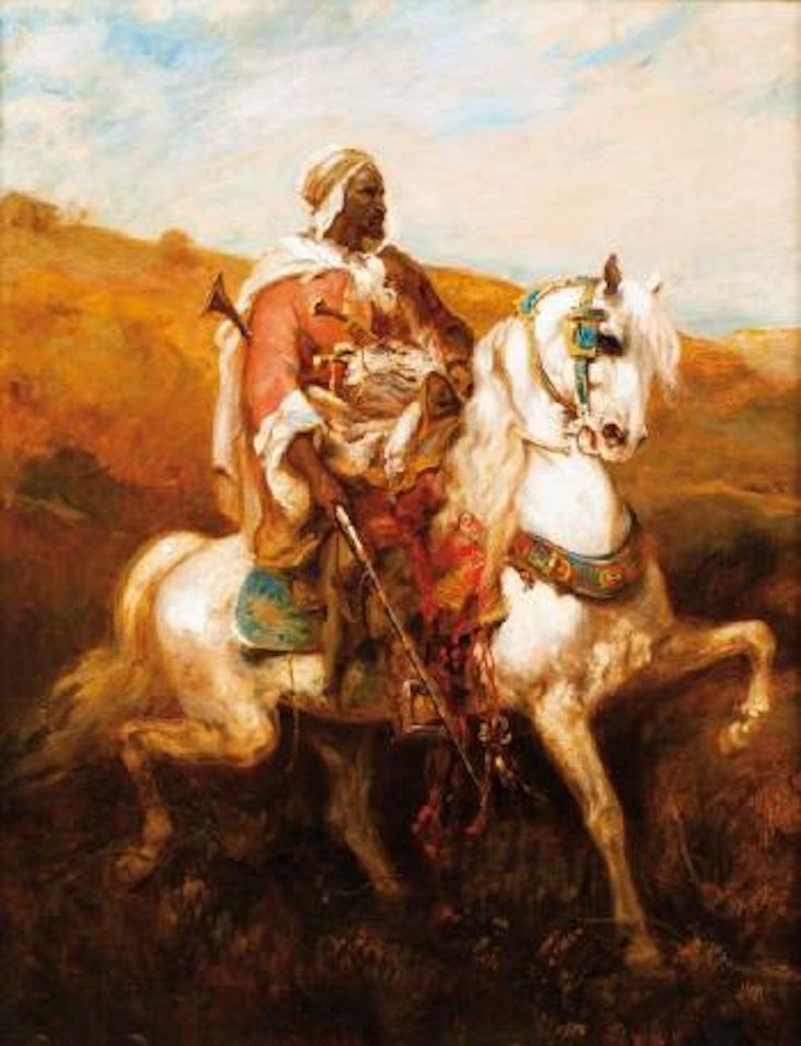 Cavalier arabe by Adolf Schreyer