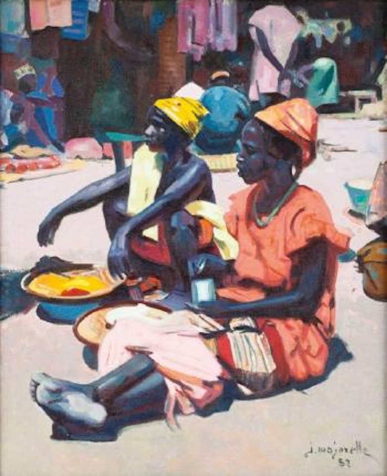 Marché sur la place by Jacques Majorelle
