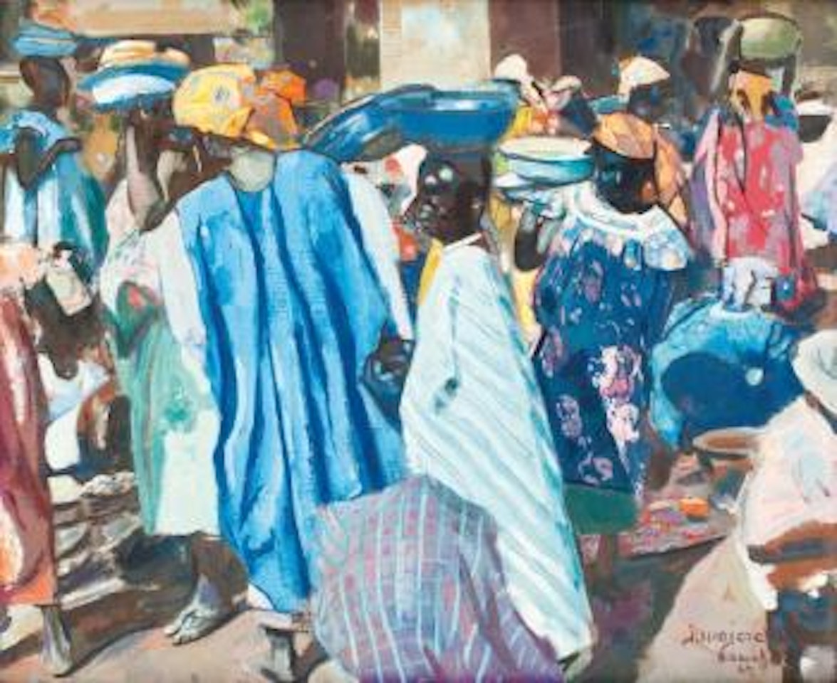Marché à Bamako by Jacques Majorelle