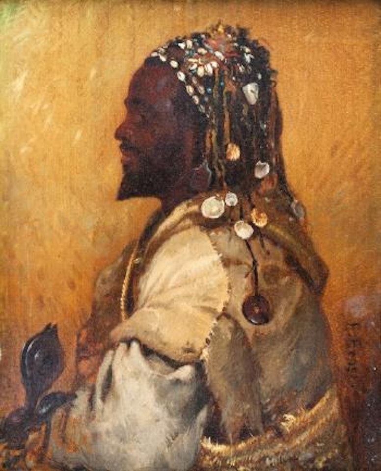 Portrait d'Oriental by Rudolf Ernst