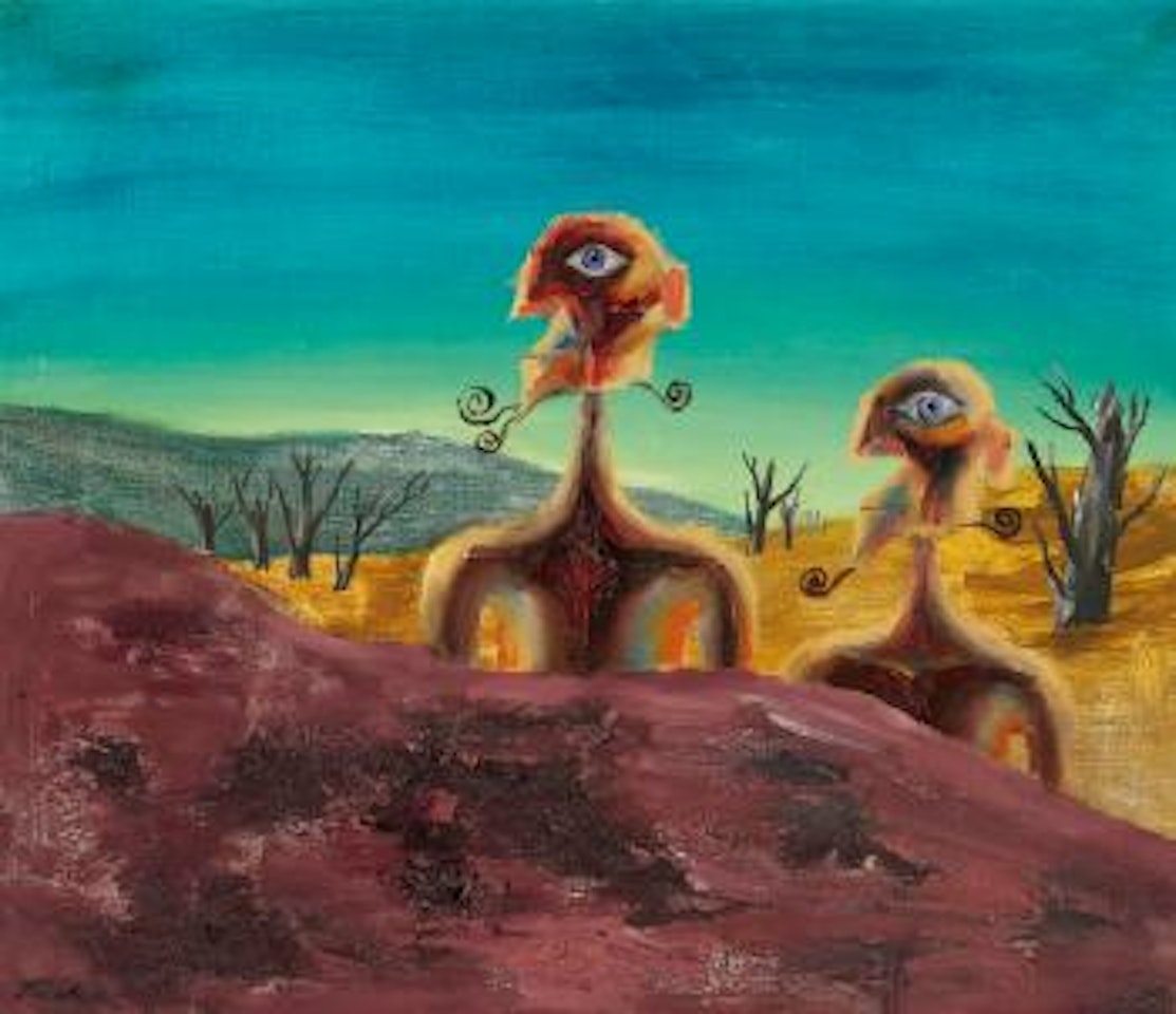 Emerging Gods by Albert Tucker