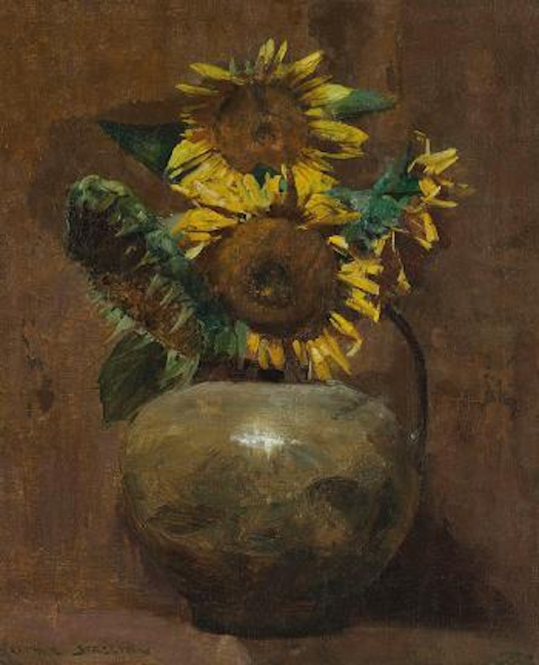 Sunflowers by Arthur Ernest Streeton