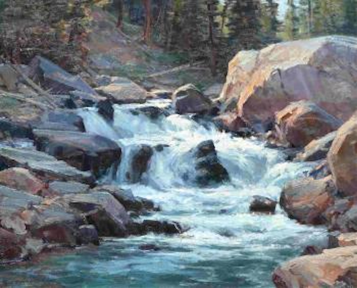 Rocky Mountain Stream by Clyde Aspevig